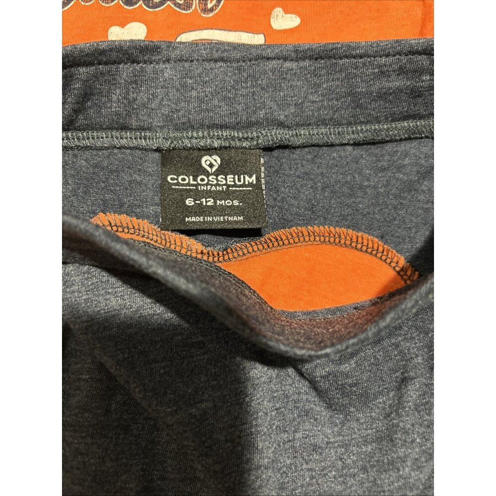 NEW AU Auburn Tigers Infant Baby Heart Shirt Leggings Set 6-12 M Colosseum - Picture 5 of 6